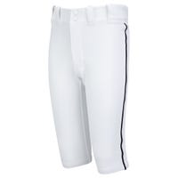 Mizuno Premier Piped Youth Baseball Pants in White/Black Size Medium