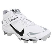 Nike Force Zoom Trout 8 Keystone Men's Molded Baseball Cleats in White/Black Size 10.5