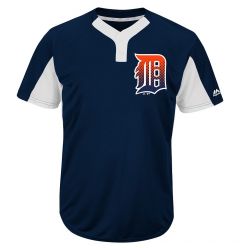 Majestic #14 Jackson Peronalized Men's Detroit Tigers Custom Jersey  Baseball