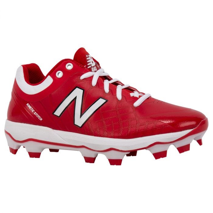 red white blue new balance cleats