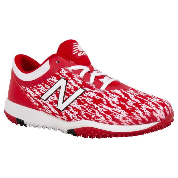 New Balance 4040v5 Men's Low Turf Shoes - Red
