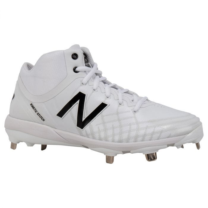 All White New Balance Metal Cleats Hotsell, SAVE 51%.