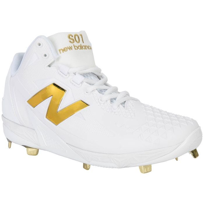 New balance baseball cleats yellow best sale