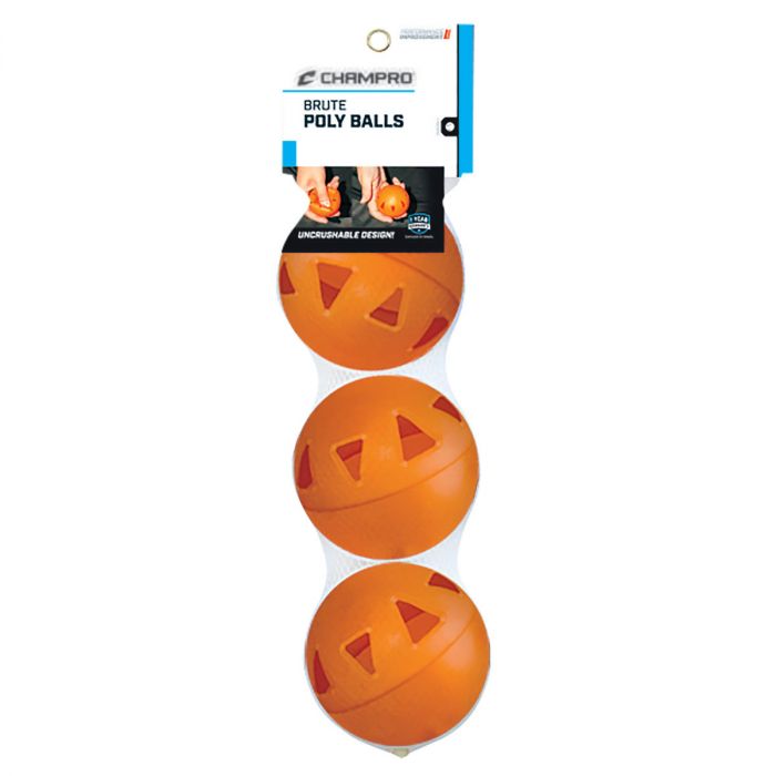 Champro 9" Brute Poly Training Balls - 3 Pack