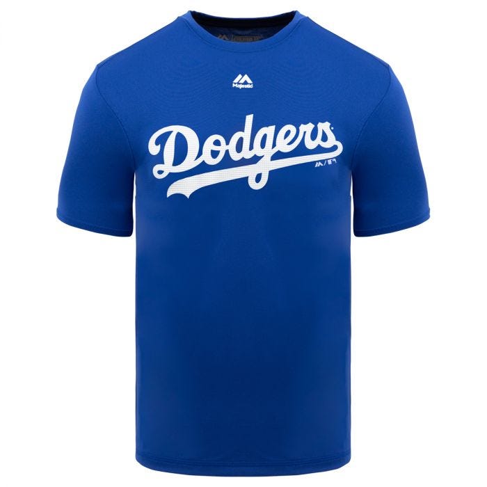 Los Angeles Dodgers Majestic Cool Base Evolution Youth T-Shirt