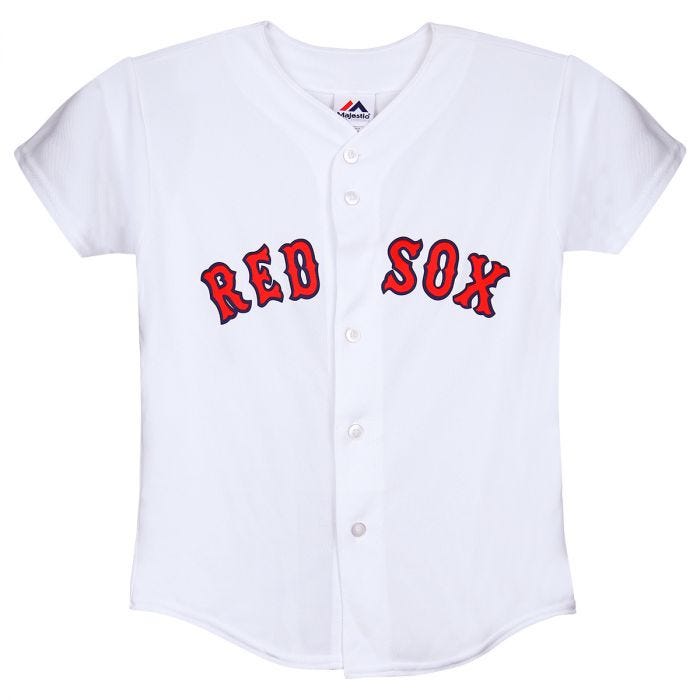 Boston Red Sox Majestic Cool Base Pro Style Youth Jersey