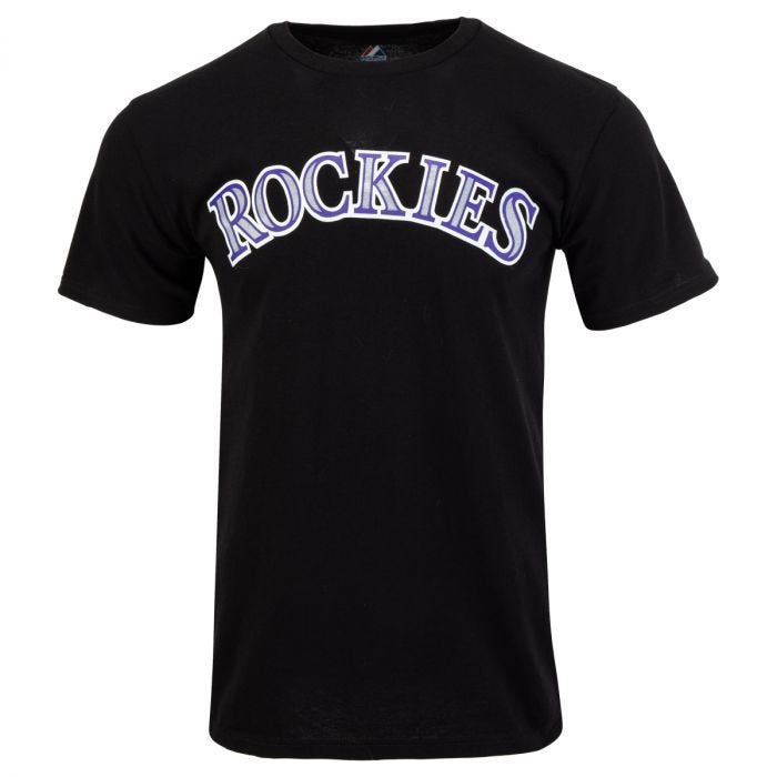 Colorado Rockies Majestic MLB Youth Replica Crewneck T-Shirt