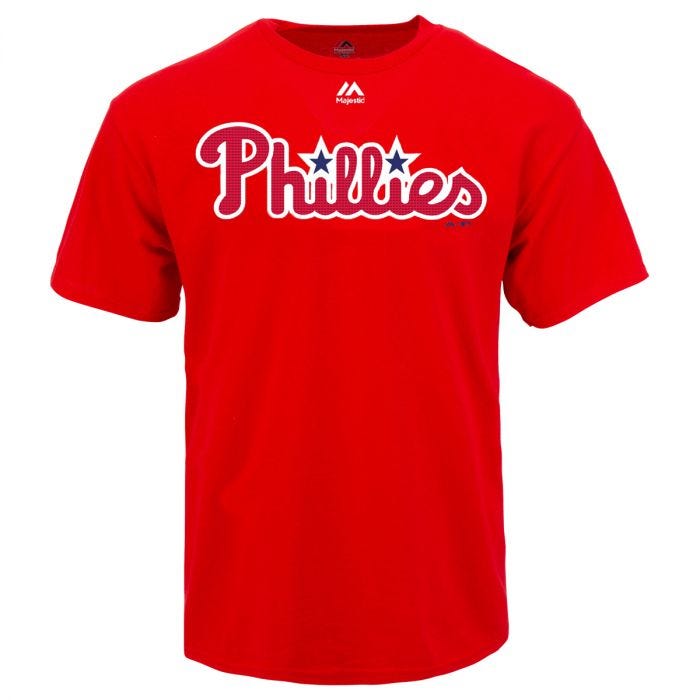 Philadelphia Phillies Majestic Cool Base Evolution Adult T-Shirt