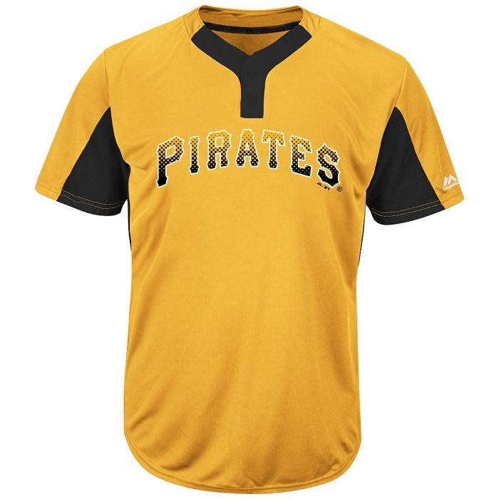 Pittsburgh Pirates Majestic MAI383 MLB Premier Adult Jersey