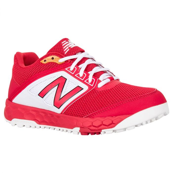 new balance red trainers mens